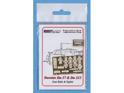 Dornier Do-17 & Do-215 - Seat Belts And Gun Sights - zdjęcie 1