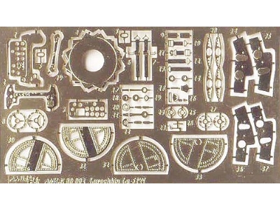 Lavochkin La-5 Fn - Wheel Bay Cover, Instrument Panel And Seatbelts (For Kopro, Revell And Zvezda Kits) - zdjęcie 2