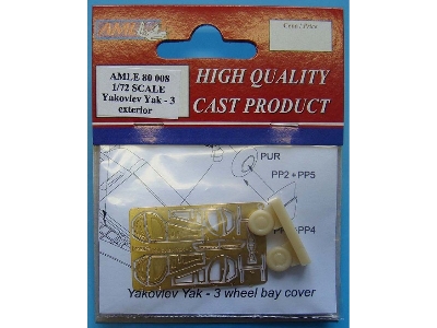 Yakovlev Yak-3 - Wheel Bay Cover - zdjęcie 1