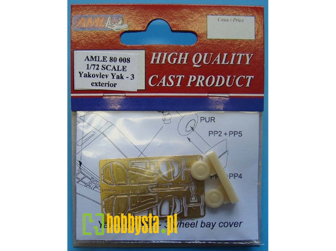 Yakovlev Yak-3 - Wheel Bay Cover - zdjęcie 1