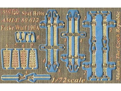 Fock-wulf Fw-190 A/F Seatbelts - zdjęcie 2