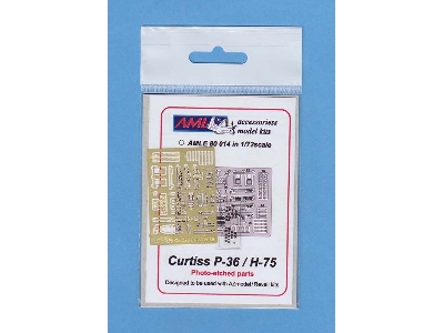 Curtiss P-36/H-75 Hawk - Details Set (Designed To Be Used With Az Models And Revell Kits) - zdjęcie 1
