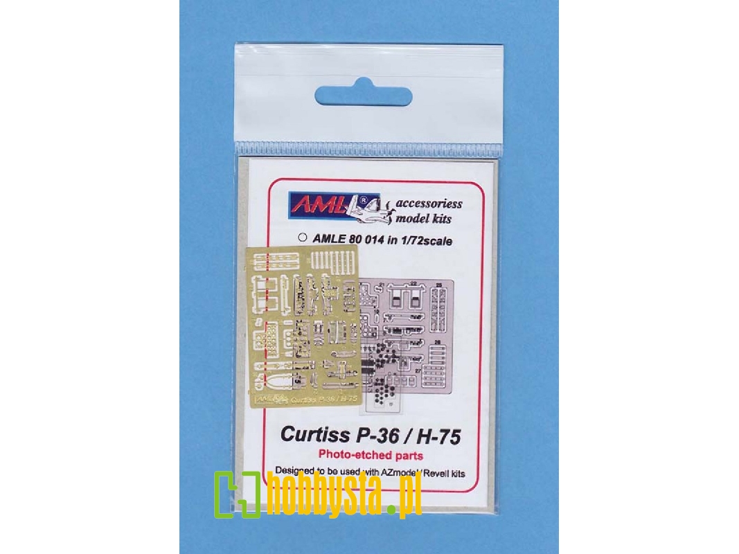 Curtiss P-36/H-75 Hawk - Details Set (Designed To Be Used With Az Models And Revell Kits) - zdjęcie 1
