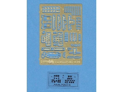 Curtiss P-36/H-75 Hawk - Details Set (Designed To Be Used With Az Models And Revell Kits) - zdjęcie 2
