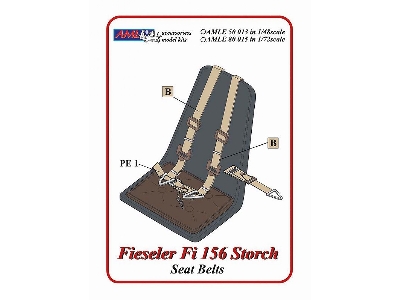Fieseler Fi-156 C-3 'storch' - Seatbelts - zdjęcie 1