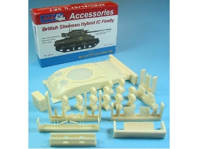 British Sherman Firefly Ic Hybrid With 3 Inch Rockets 60 Lb - Conversion Set For Tamiya British Sherman Ic Firefly - zdjęcie 2