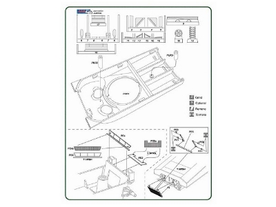 British Sherman Firefly Ic Hybrid With 3 Inch Rockets 60 Lb - Conversion Set For Tamiya British Sherman Ic Firefly - zdjęcie 11