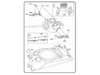 British Sherman Firefly Ic Hybrid With 3 Inch Rockets 60 Lb - Conversion Set For Tamiya British Sherman Ic Firefly - zdjęcie 12