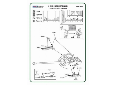 3 Inch Rockets 60lb - Conversion Set - zdjęcie 5
