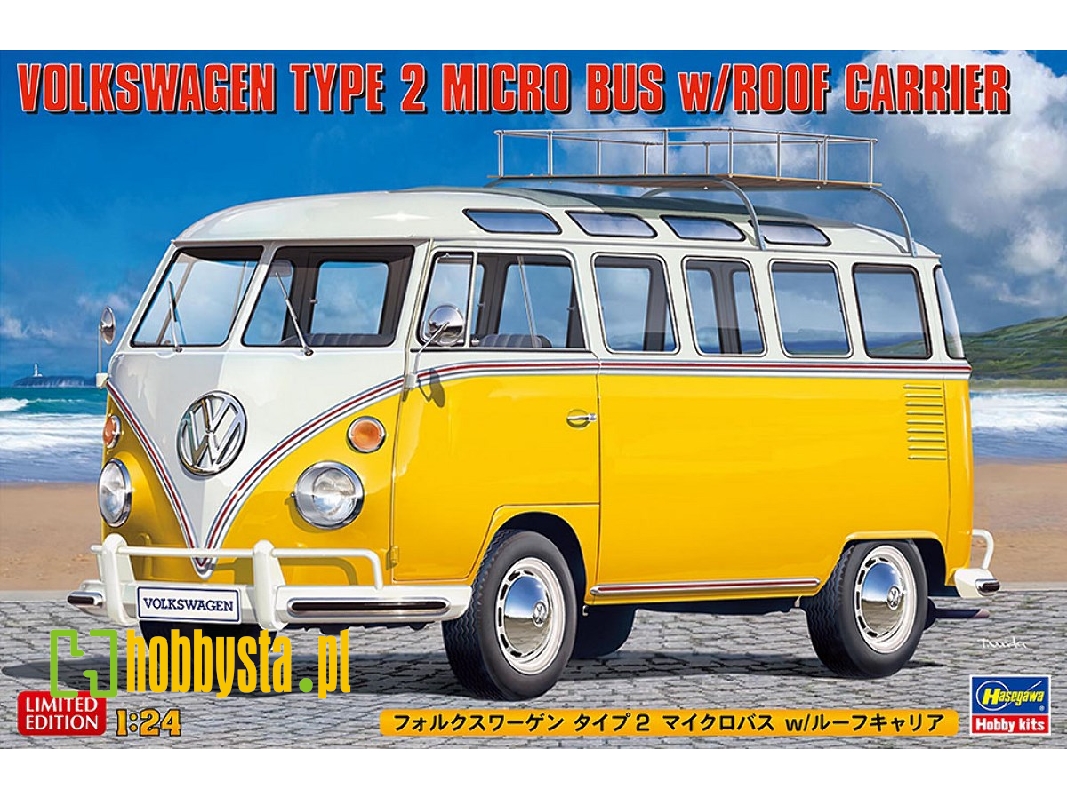 Volkswagen Type 2 Micro Bus With Roof Carrier - zdjęcie 1 Volkswagen Type 2 Micro Bus With Roof Carrier - zdjęcie 1