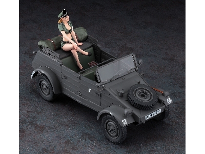 52253 Pkw.K1 Kübelwagen Type 82 W/Blond Girl's Figure - zdjęcie 3