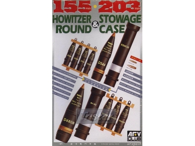 105/203mm HOWITZER ROUND & STOWAGE CASE - zdjęcie 1