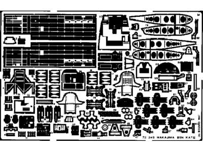  B5N Kate 1/72 - Hasegawa - blaszki - zdjęcie 1