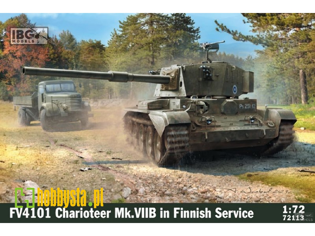 Fv4101 Charioteer Mk.Viib In Finnish Service - zdjęcie 1 Fv4101 Charioteer Mk.Viib In Finnish Service - zdjęcie 1