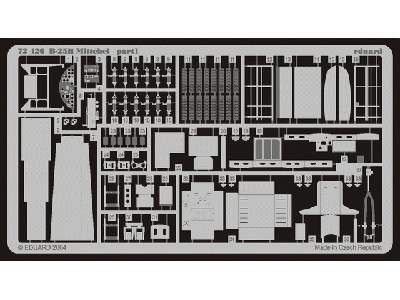  B-25H interior 1/72 - Hasegawa - blaszki - zdjęcie 2