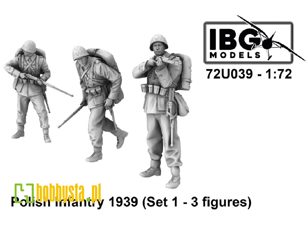 Polish Infantry 1939 (Set 1, 3 Figures) - zdjęcie 1