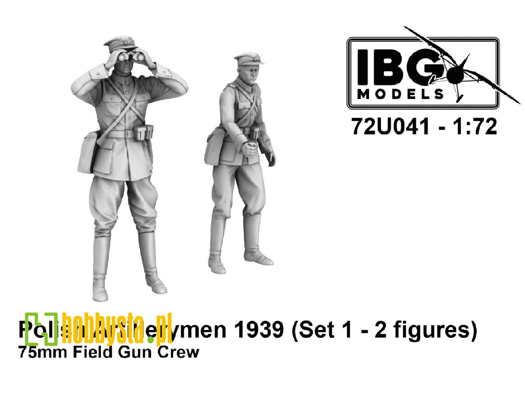 Polish Artillerymen 1939 (Set 1, 2 Figures) 75mm Field Gun Crew - zdjęcie 1 Polish Artillerymen 1939 (Set 1, 2 Figures) 75mm Field Gun Crew - zdjęcie 1