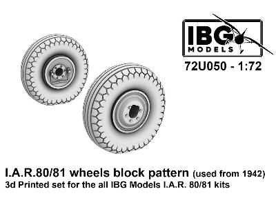 Iar-80/81 C - Wheels Block Pattern (Used From 1942) (For Ibg Kits) - zdjęcie 1