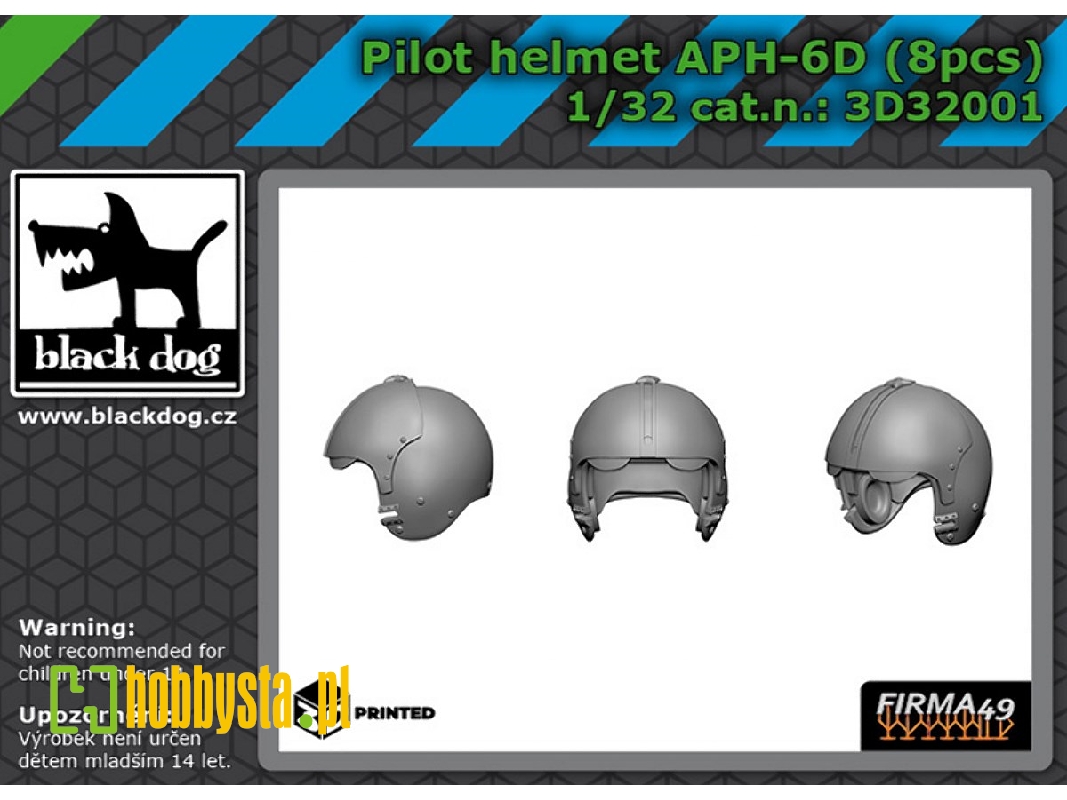 Pilot Helmet Aph-6d (8pcs) - zdjęcie 1 Pilot Helmet Aph-6d (8pcs) - zdjęcie 1