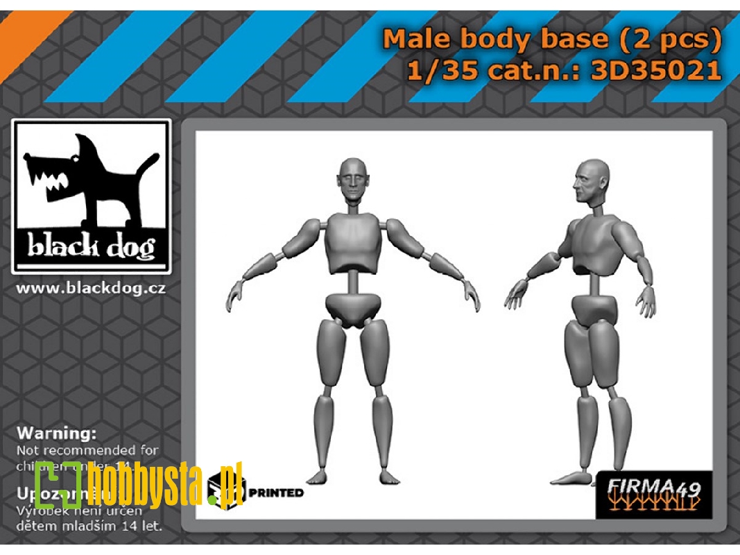 Male Body Base (2pcs) - zdjęcie 1 Male Body Base (2pcs) - zdjęcie 1