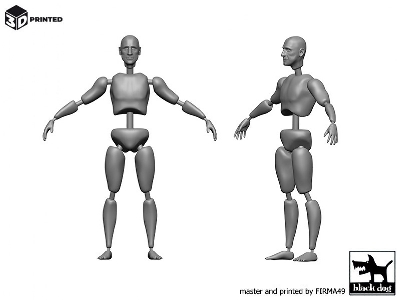 Male Body Base (2pcs) - zdjęcie 2