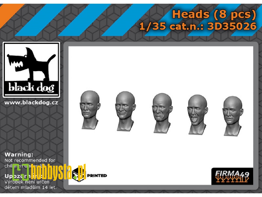 Heads (8pcs) - zdjęcie 1 Heads (8pcs) - zdjęcie 1