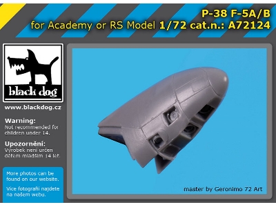 P-38, F-5a/B (For Academy Or Rs Model) - zdjęcie 1