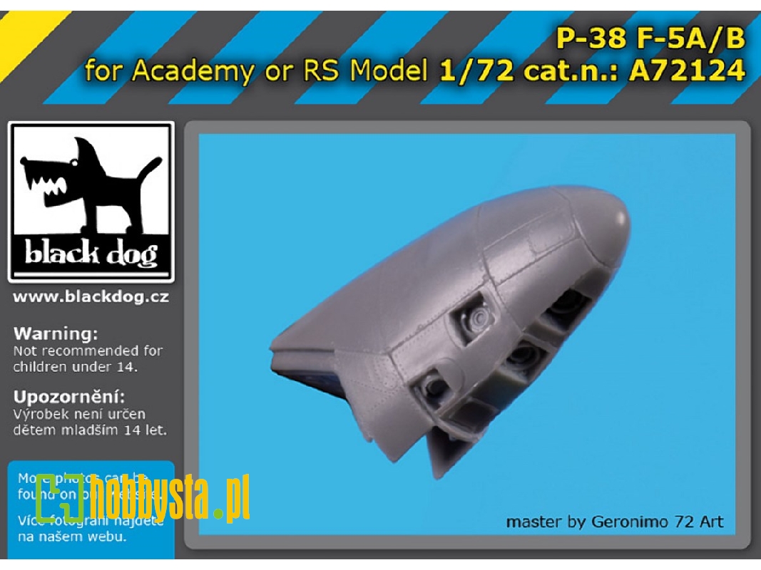 P-38, F-5a/B (For Academy Or Rs Model) - zdjęcie 1 P-38, F-5a/B (For Academy Or Rs Model) - zdjęcie 1