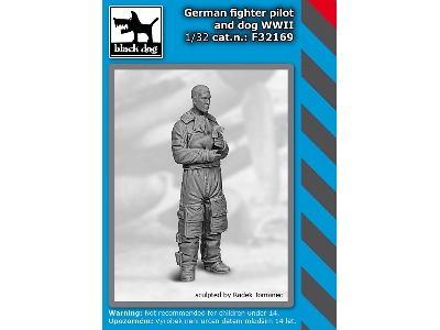 German Fighter Pilot And Dog Wwii - zdjęcie 1