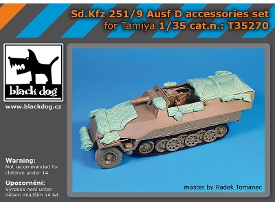 Sd.Kfz 251/9 Ausf D Accessories Set (For Tamiya) - zdjęcie 1