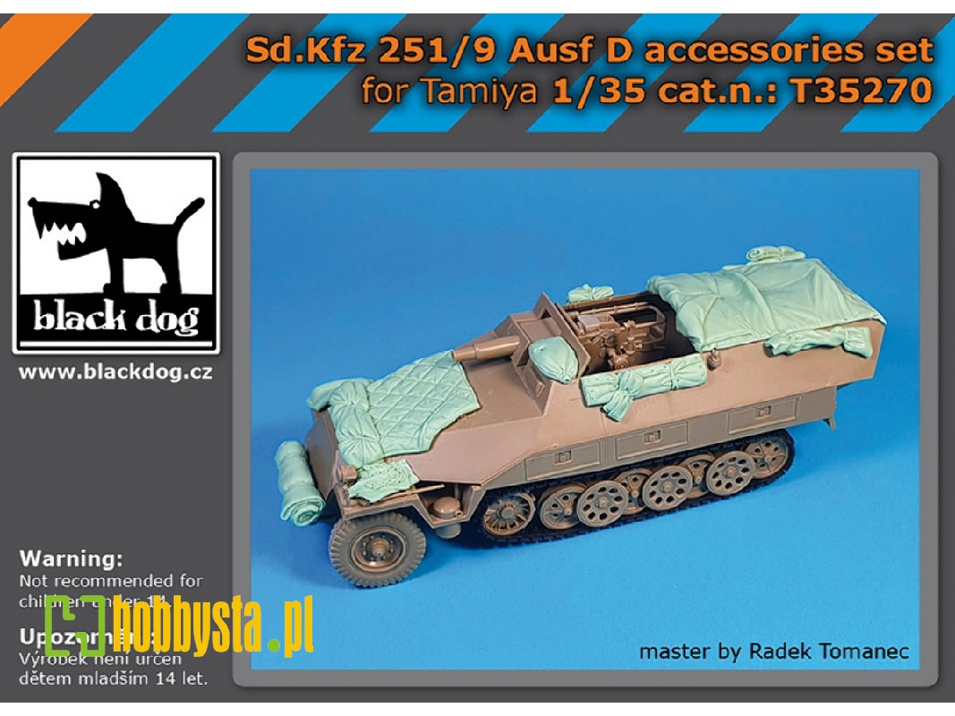 Sd.Kfz 251/9 Ausf D Accessories Set (For Tamiya) - zdjęcie 1 Sd.Kfz 251/9 Ausf D Accessories Set (For Tamiya) - zdjęcie 1