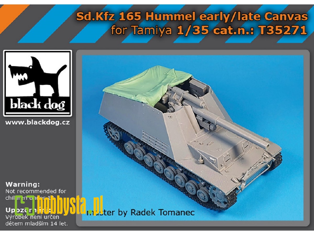 Sd.Kfz 165 Hummel Early/Late Canvas (For Tamiya) - zdjęcie 1 Sd.Kfz 165 Hummel Early/Late Canvas (For Tamiya) - zdjęcie 1