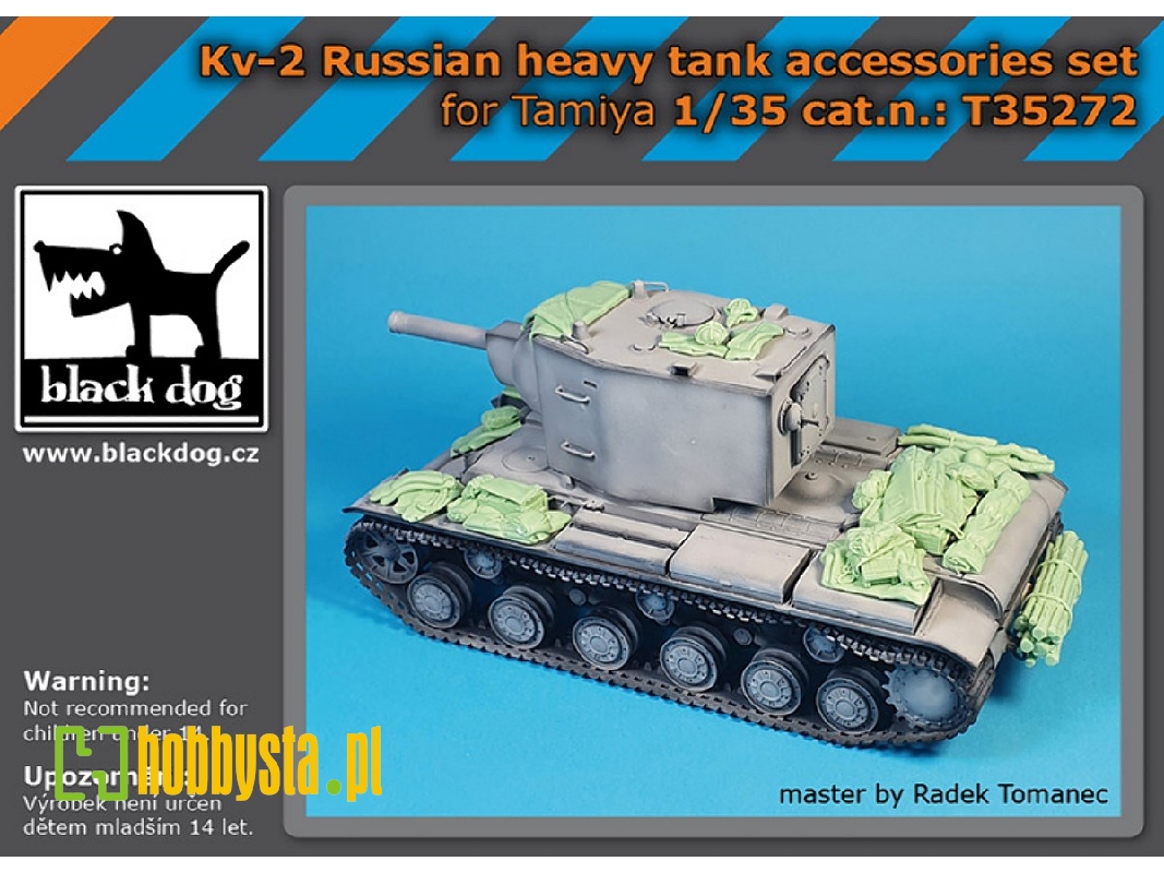 Kv-2 Russian Heavy Tank Accessories Set (For Tamiya) - zdjęcie 1 Kv-2 Russian Heavy Tank Accessories Set (For Tamiya) - zdjęcie 1