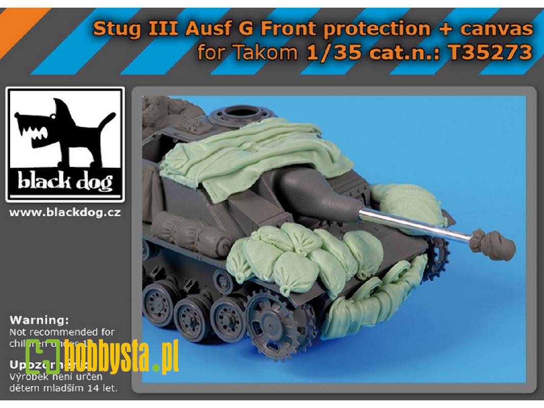 Stug Iii Ausf G Front Protection And Canvas (For Takom) - zdjęcie 1 Stug Iii Ausf G Front Protection And Canvas (For Takom) - zdjęcie 1