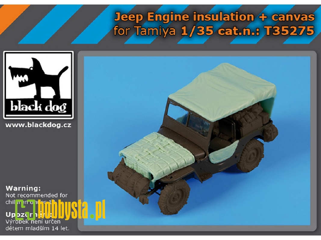 Jeep Engine Insulation And Canvas (For Tamiya) - zdjęcie 1 Jeep Engine Insulation And Canvas (For Tamiya) - zdjęcie 1
