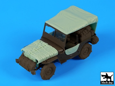 Jeep Engine Insulation And Canvas (For Tamiya) - zdjęcie 2