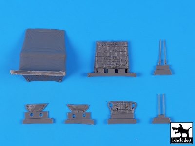 Jeep Engine Insulation And Canvas (For Tamiya) - zdjęcie 4