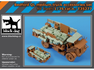 Bedford Ql Medium Truck Accessories Set (For Italeri) - zdjęcie 1