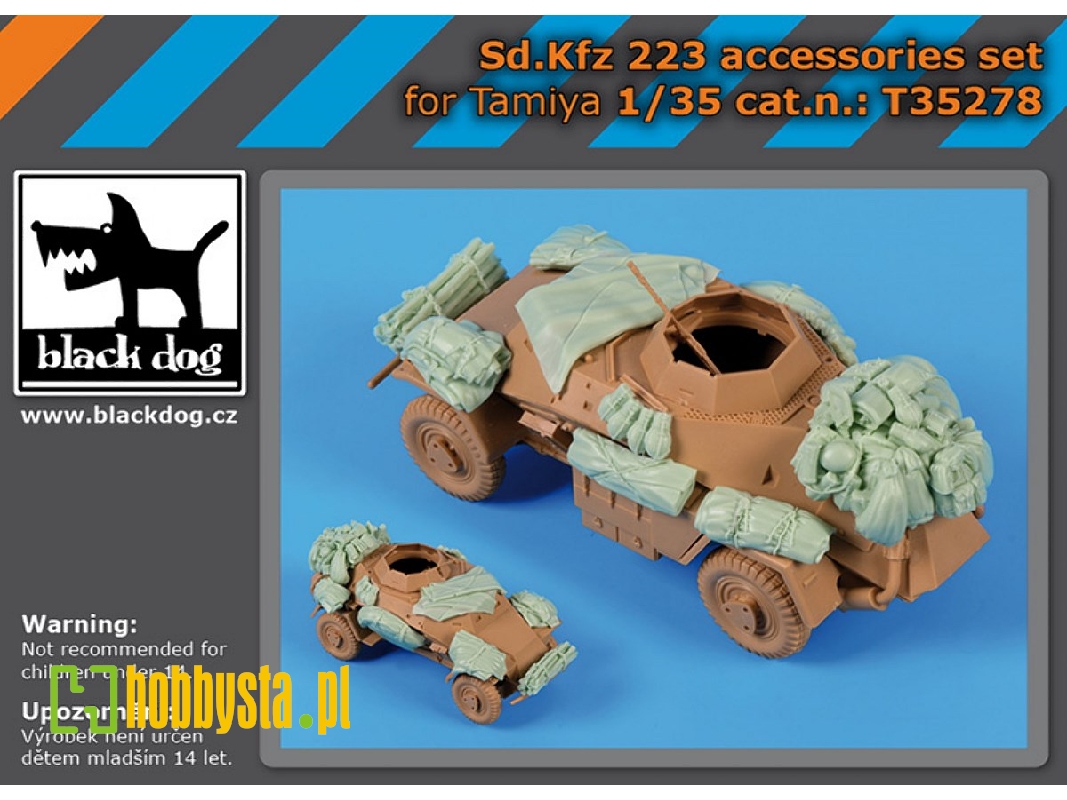 Sd.Kfz 223 Accessories Set (For Tamiya) - zdjęcie 1