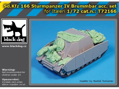 Sd.Kfz 166 Sturmpanzer Iv Brummbar Accessories Set (For Italeri) - zdjęcie 1