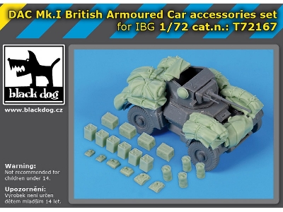 Dac Mk.I British Armoured Car Accessories Set (For Ibg) - zdjęcie 1