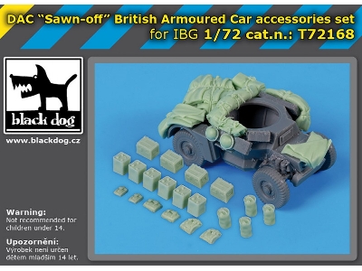 Dac 'sawn-off' British Armoured Car Accessories Set (For Ibg) - zdjęcie 1
