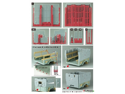 R.O.K K311a1 Armoured Truck (K319) Conversion Kit (For Academy Kit) - zdjęcie 5