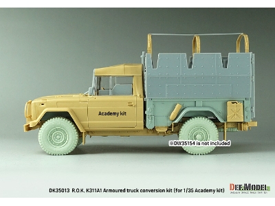 R.O.K K311a1 Armoured Truck (K319) Conversion Kit (For Academy Kit) - zdjęcie 7