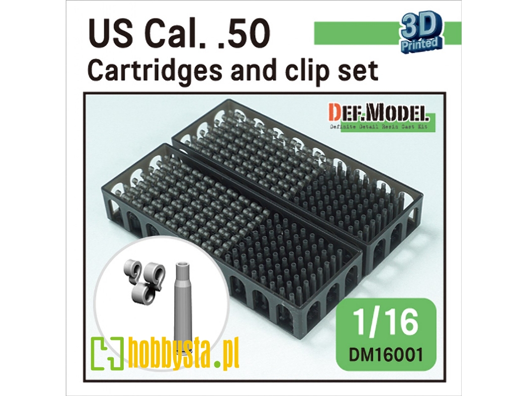 Us Cal. .50 Cartridges And Clip Set (Over 120 Cartridges And Clip Parts) - zdjęcie 1
