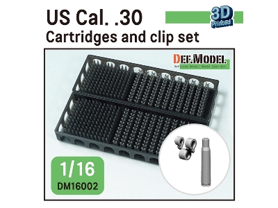 Us Cal. .30 Cartridges And Clip Set (Over 200 Cartridges And Clip Parts) - zdjęcie 1