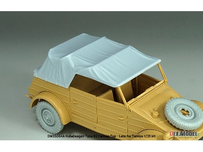 Kubelwagen Type 82 Canvas Top-late (For Tamiya) - zdjęcie 6