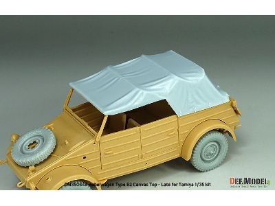 Kubelwagen Type 82 Canvas Top-late (For Tamiya) - zdjęcie 7