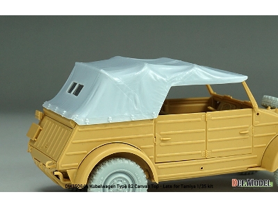 Kubelwagen Type 82 Canvas Top-late (For Tamiya) - zdjęcie 8