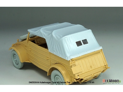 Kubelwagen Type 82 Canvas Top-late (For Tamiya) - zdjęcie 9